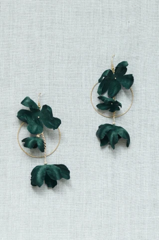 Kolczyki Tuberose Emerald