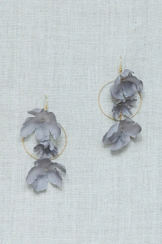 Kolczyki Tuberose Grey