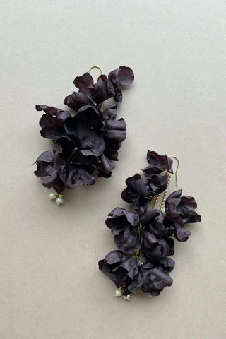 Kolczyki Baby Echo Plum
