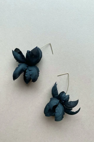 Kolczyki Iris Black