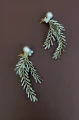 10. Kolczyki Twig Silver Grey 