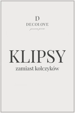 Klipsy zamiast kolczyków