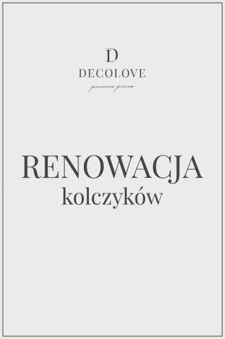 Renowacja dużych kolczyków 