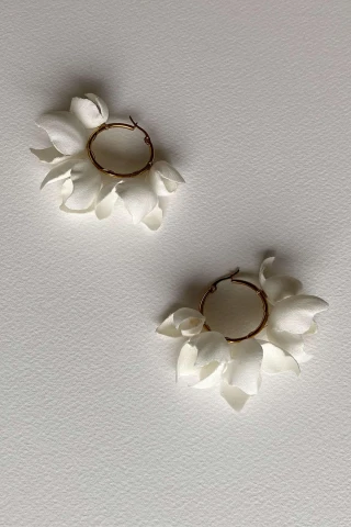 Kolczyki Gardenia Hoops