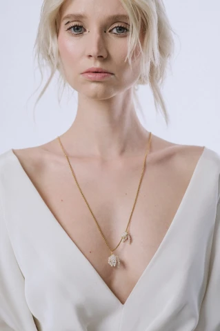 Naszyjnik Double Pearl Bell 