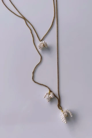 Zestaw Naszyjnikiów Pearl Bell