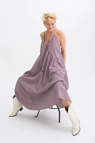 Suknia Maxi Mia Wine