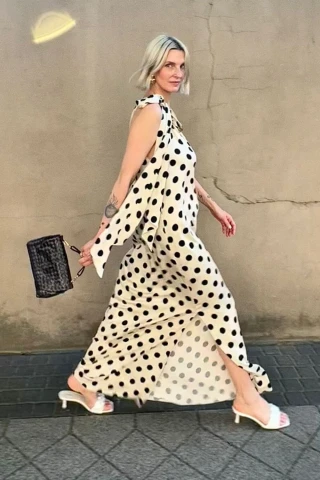 Suknia Maxi Rosalia Polka Dot