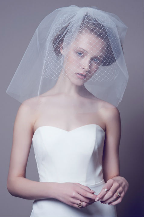 0 Helene Birdcage Veil www